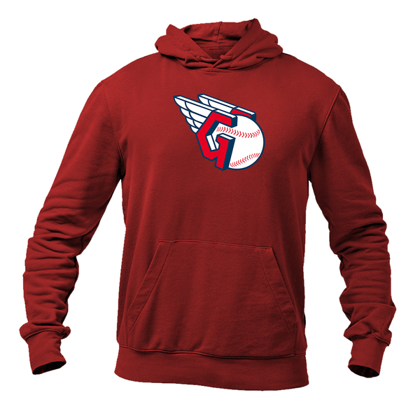 Men's Cleveland Guardians Logo Pullover Hoodie