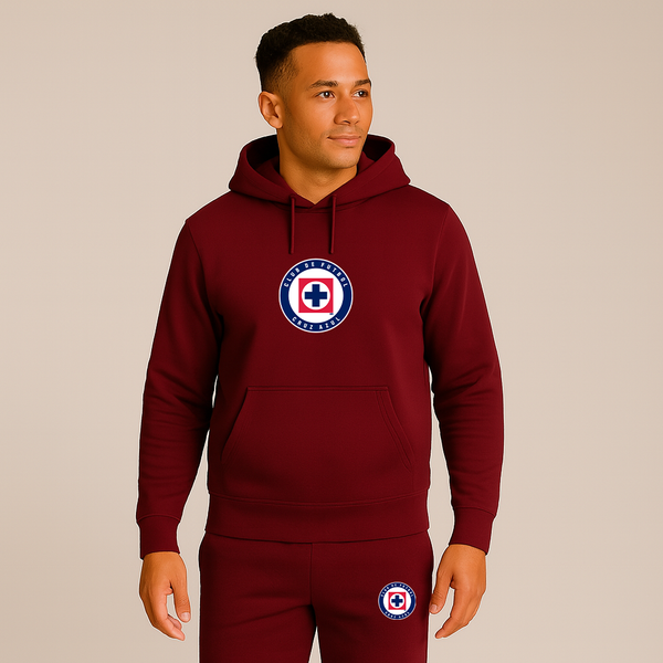 Men's Cruz Azul Football Club Hoodie Joggers Set