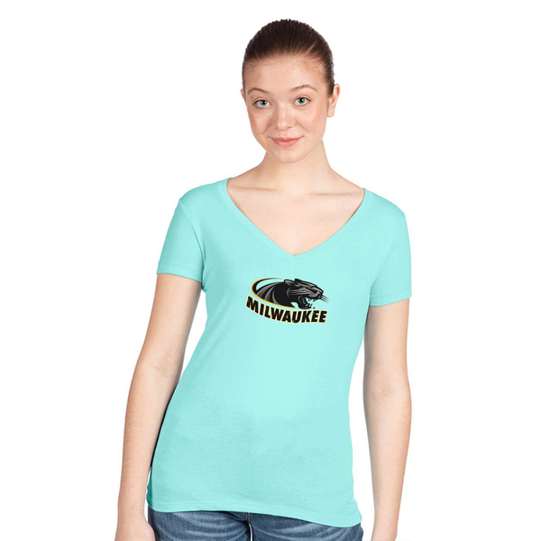 Women's Wisconsin Milwaukee Panthers Next Level V-Neck T-Shirt