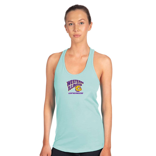 Women's Western Illinois Leathernecks Next Level Ideal Racerback Tank