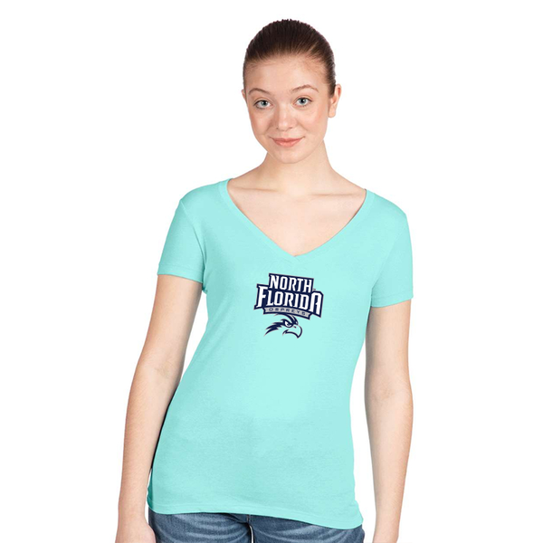 Women's UNF Ospreys  Next Level V-Neck T-Shirt