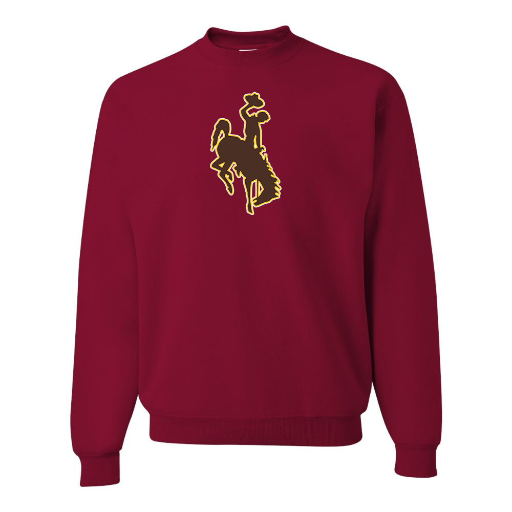 Men's  Wyoming CowboysJERZEES NuBlend Crewneck Sweatshirt