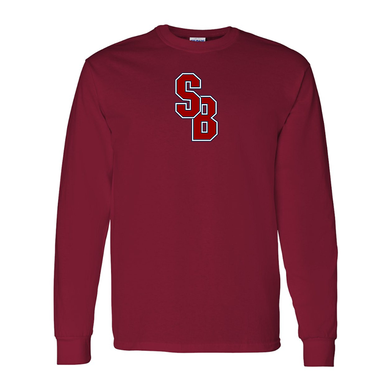 Men's Stony Brook Seawolves Gildan Heavy Cotton Long Sleeve T-Shirt