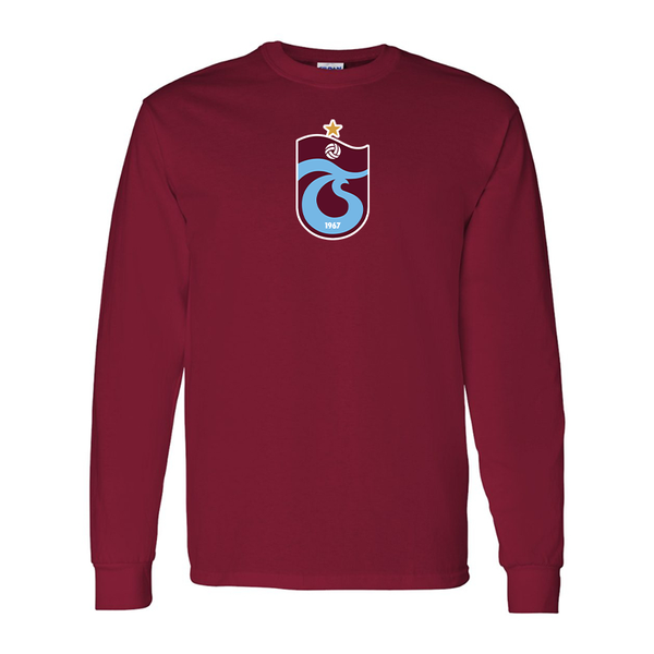 Men's Trabzonspor Soccer Gildan Heavy Cotton Long Sleeve T-Shirt