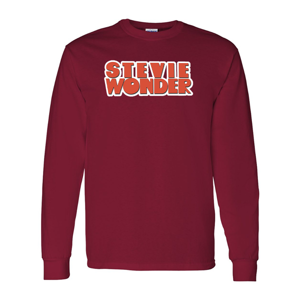 Men's Stevie-Wonder Gildan Heavy Cotton Long Sleeve T-Shirt