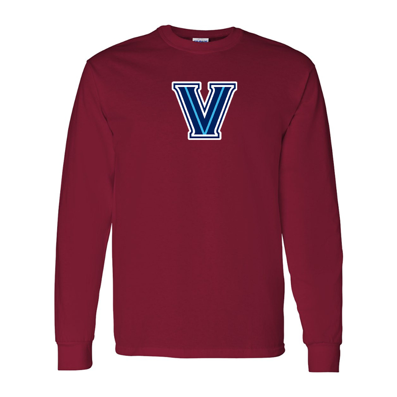 Men's Villanova Wildcats Gildan Heavy Cotton Long Sleeve T-Shirt