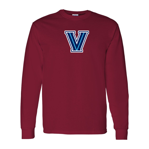 Men's Villanova Wildcats Gildan Heavy Cotton Long Sleeve T-Shirt