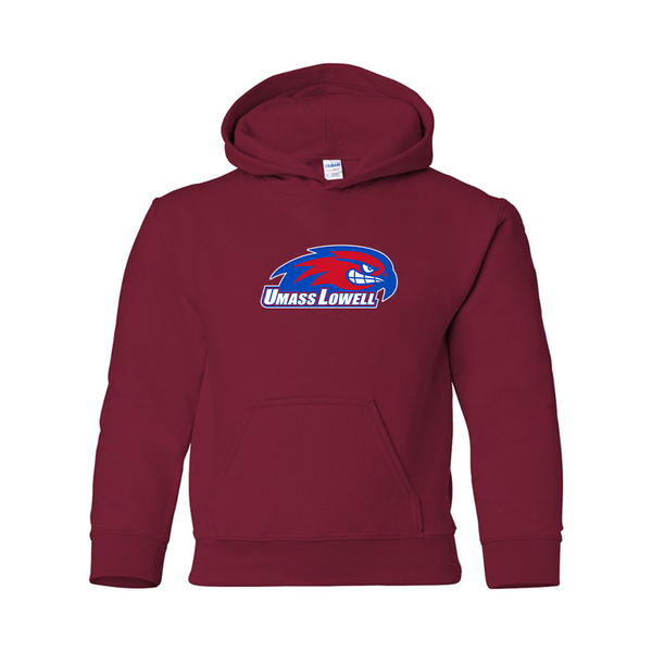 Youth  UMass Lowell River Hawks Gildan Heavy Blend  Hooded Sweatshirt