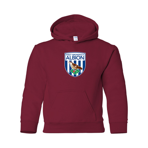 Youth  West Bromwich Albion Soccer Gildan Heavy Blend  Hooded Sweatshirt