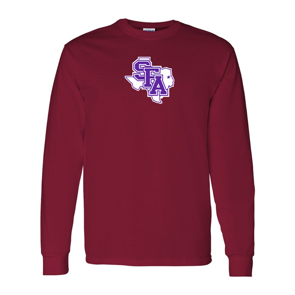 Men's Stephen F. Austin Lumberjacks  Gildan Heavy Cotton Long Sleeve T-Shirt