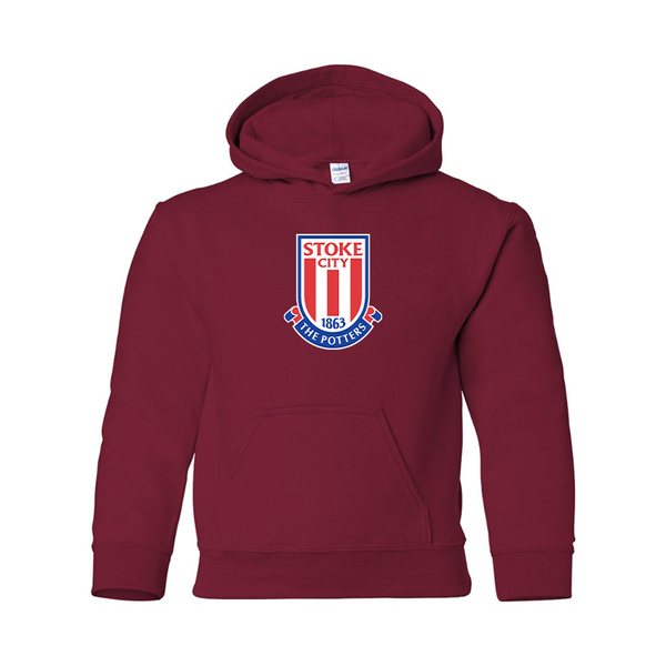 Youth Stoke City Soccer  Gildan Heavy Blend  Hooded Sweatshirt