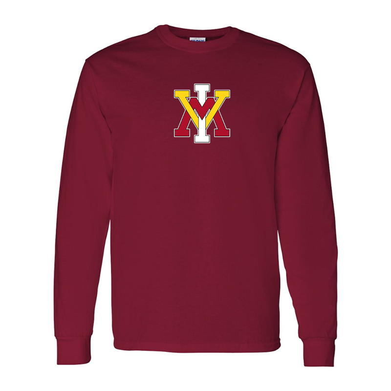 Men's VMI Keydets Gildan Heavy Cotton Long Sleeve T-Shirt