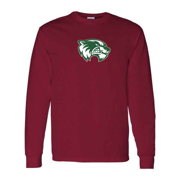 Men's  Utah Valley Wolverines Gildan Heavy Cotton Long Sleeve T-Shirt