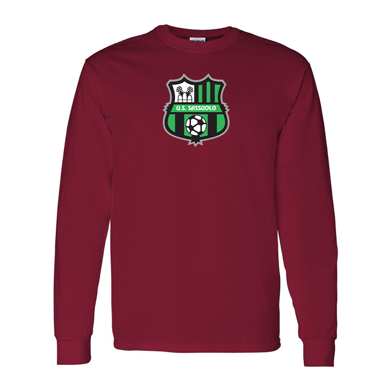 Men's U.S. Sassuolo Soccer Gildan Heavy Cotton Long Sleeve T-Shirt