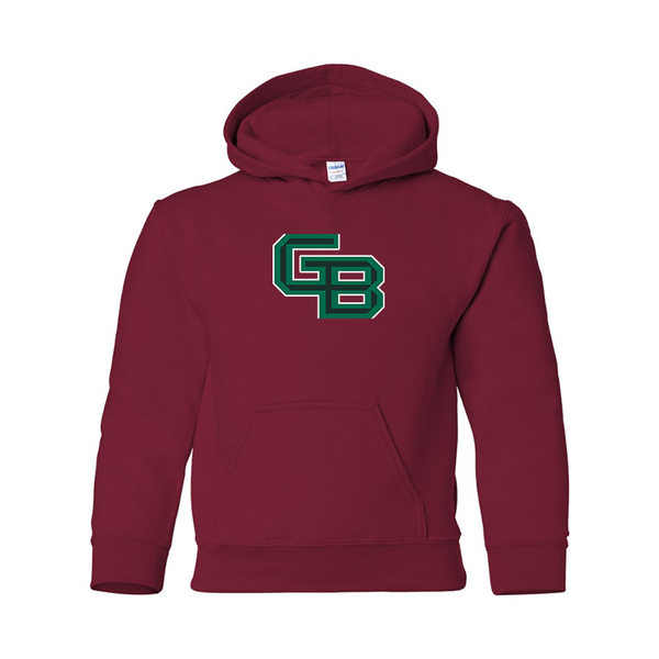 Youth Wisconsin Green Bay Phoenix Gildan Heavy Blend  Hooded Sweatshirt
