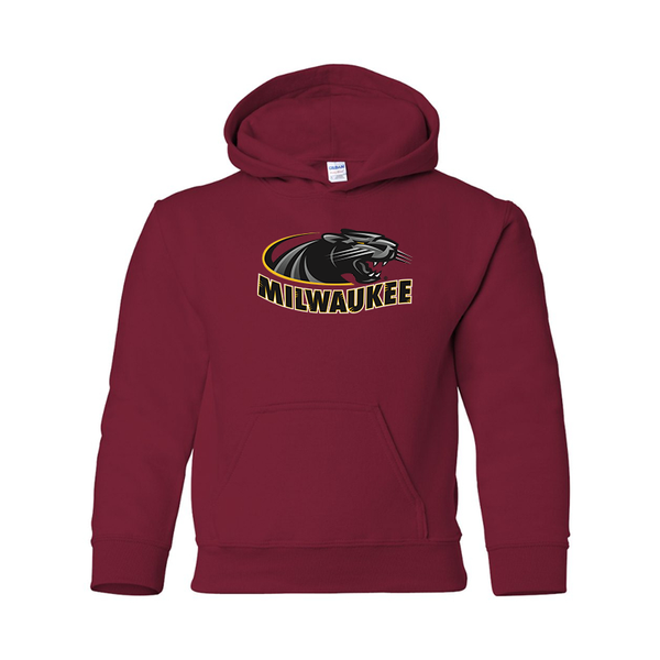 Youth  Wisconsin Milwaukee Panthers Gildan Heavy Blend  Hooded Sweatshirt