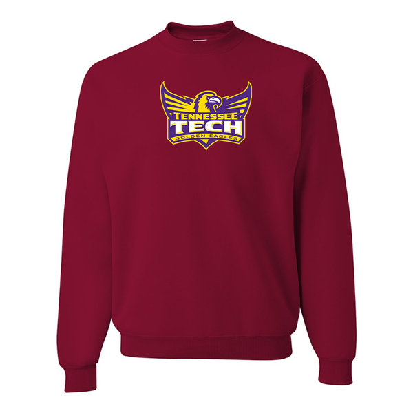 Men's Tennessee Tech Golden Eagles  JERZEES NuBlend Crewneck Sweatshirt