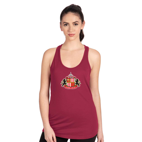 Women's Sunderland AFC Soccer Next Level Ideal Racerback Tank