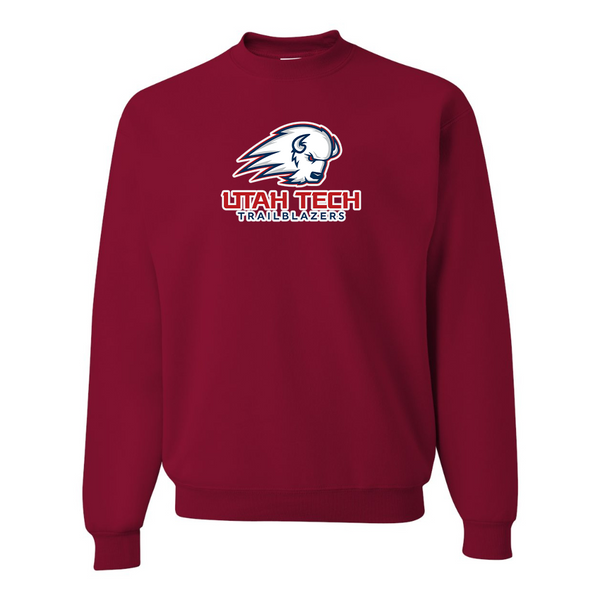 Men's Utah Tech Trailblazers JERZEES NuBlend Crewneck Sweatshirt
