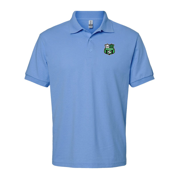 Men's U.S. Sassuolo Soccer Gildan Dry Blend Jersey Polo