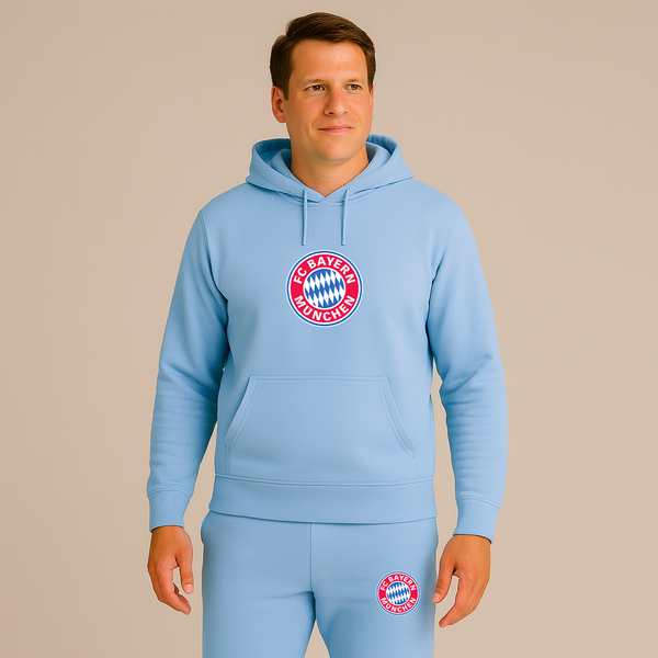 Men's F.C. Bayern Munchen Soccer Logo Hoodie Joggers Set