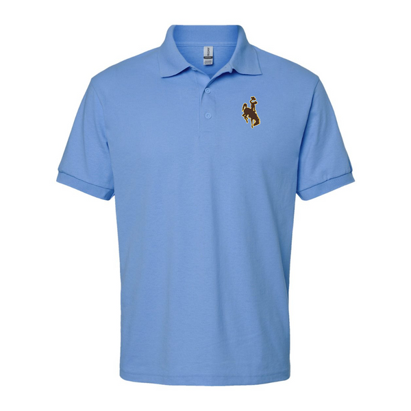 Men's  Wyoming Cowboys Gildan Dry Blend Jersey Polo