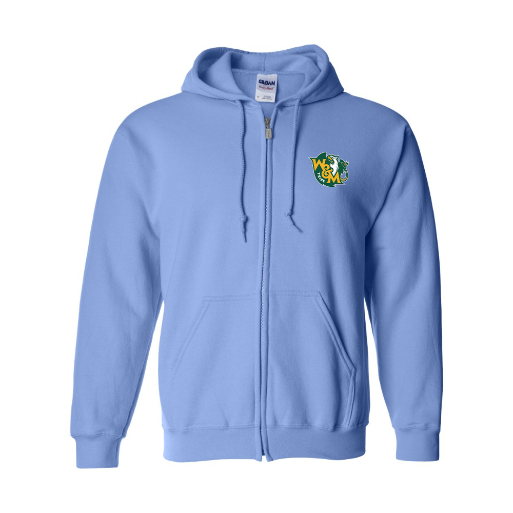 Men's William and Mary Tribe Zipper Hoodie