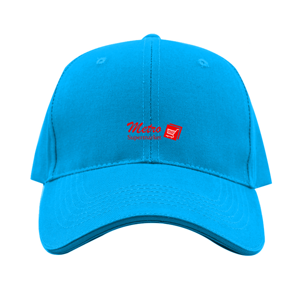 Metro Supermarket Logo  Dad Baseball Cap Hat