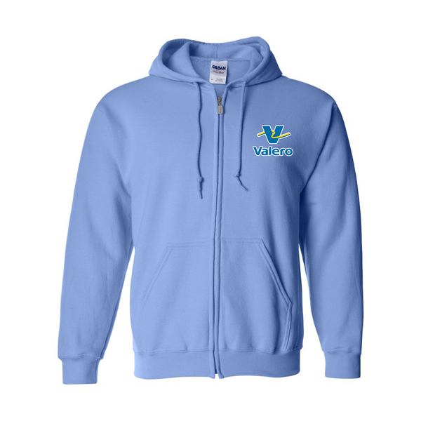 Men's Valero Gas Station  Gildan  Heavy Blend Full Zip Hooded Sweatshirt