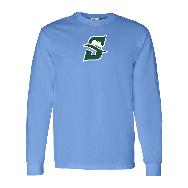 Men's Stetson Hatters Gildan Heavy Cotton Long Sleeve T-Shirt