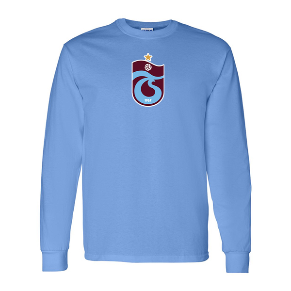 Men's Trabzonspor Soccer Gildan Heavy Cotton Long Sleeve T-Shirt