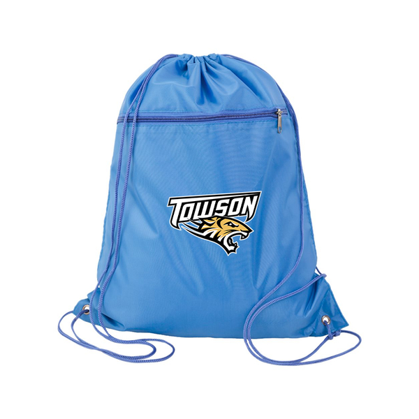 Towson Tigers Q-Tees - Polyester Cinchpack