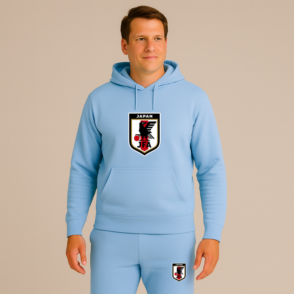 Men's Japan National Soccer Team Hoodie Joggers Set