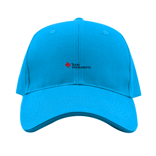 Texas Instruments Logo  Dad Baseball Cap Hat