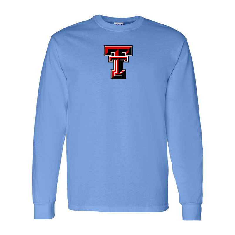 Men's Texas Tech Red Raiders  Gildan Heavy Cotton Long Sleeve T-Shirt