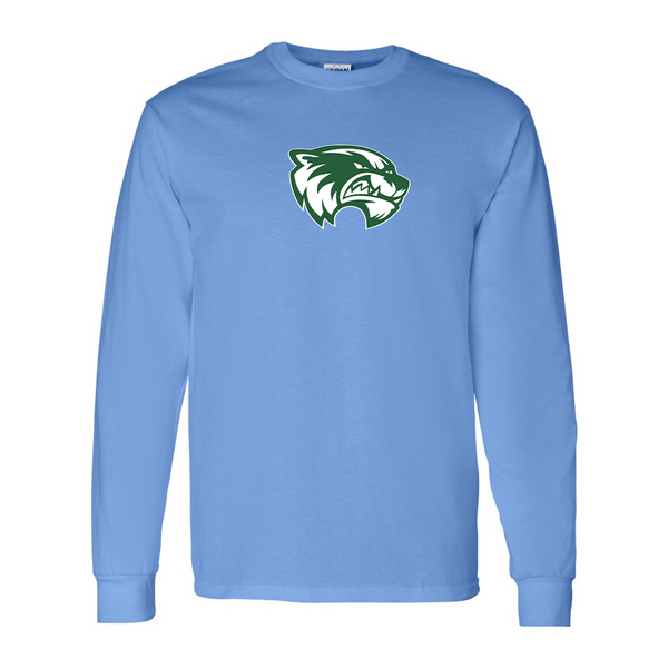 Men's  Utah Valley Wolverines Gildan Heavy Cotton Long Sleeve T-Shirt