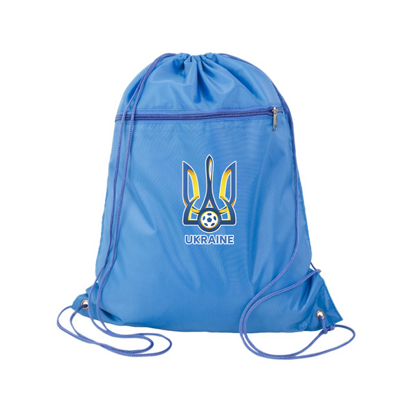 Ukraine National Football Soccer Team Q-Tees - Polyester Cinchpack