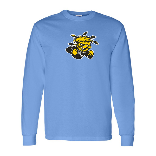 Men's Wichita State Shockers  Gildan Heavy Cotton Long Sleeve T-Shirt