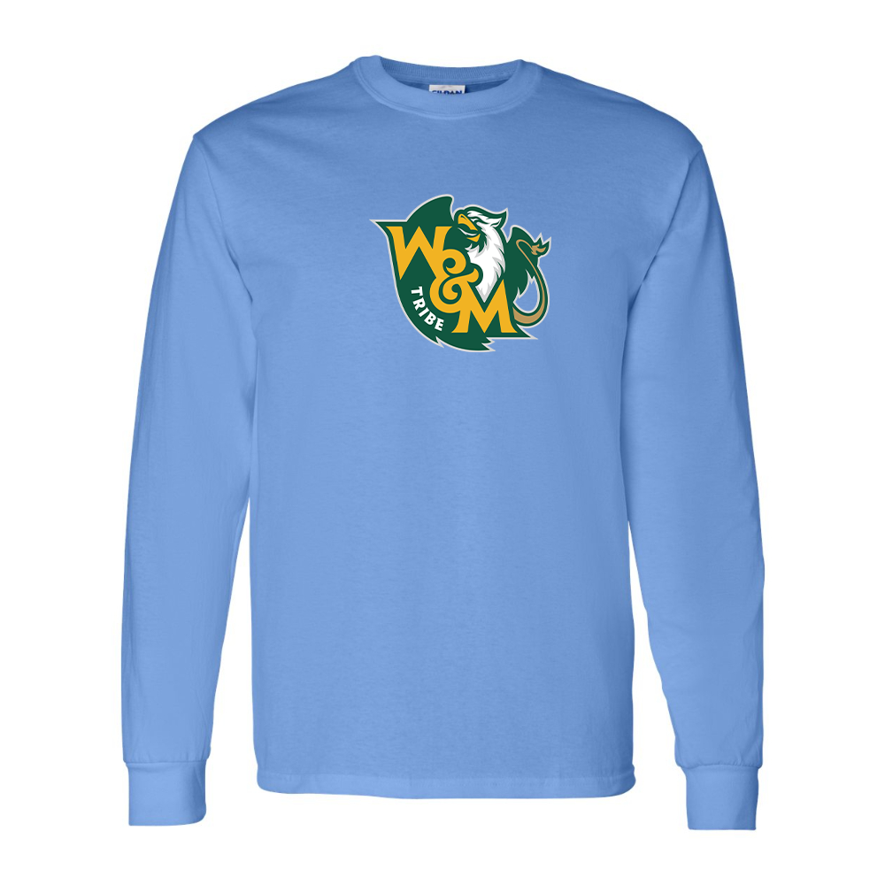 Men's  William and Mary Tribe Gildan Heavy Cotton Long Sleeve T-Shirt