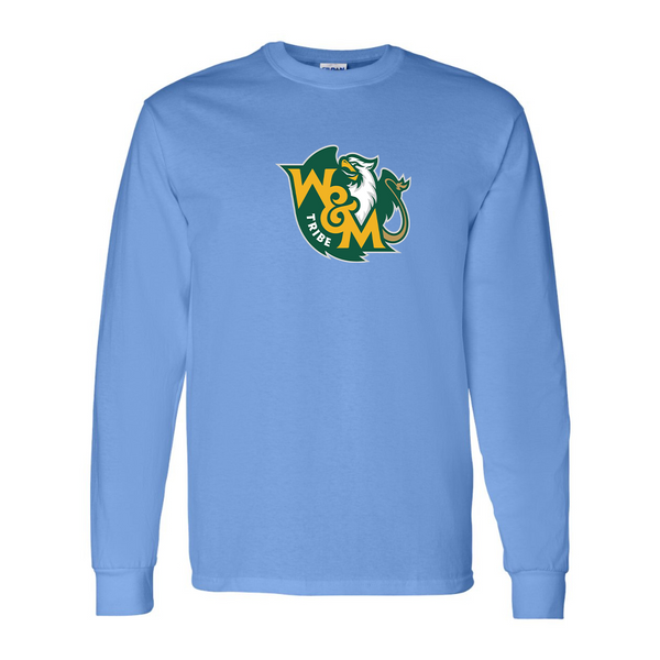 Men's  William and Mary Tribe Gildan Heavy Cotton Long Sleeve T-Shirt