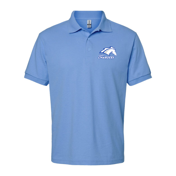 Men's Alabama Huntsville Chargers Wildcats Dry Blend Jersey Polo