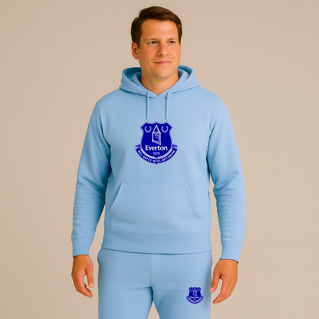 Men's Everton FC Logo Hoodie Joggers Set