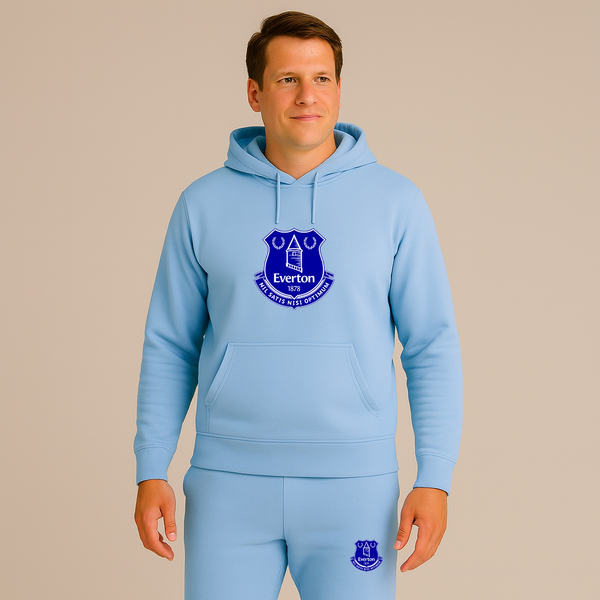 Men's Everton FC Logo Hoodie Joggers Set