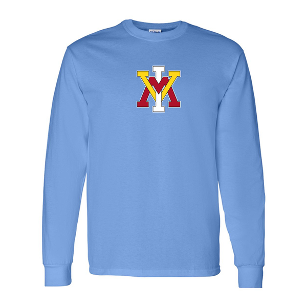 Men's VMI Keydets Gildan Heavy Cotton Long Sleeve T-Shirt
