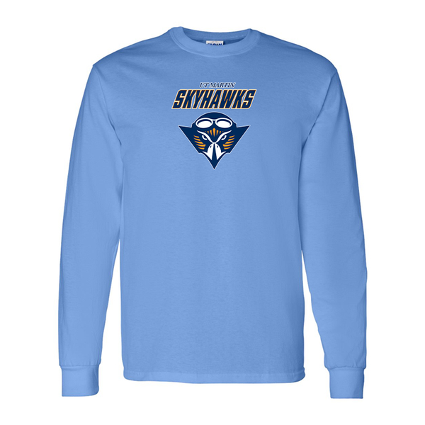 Men's Tennessee Martin Skyhawks Gildan Heavy Cotton Long Sleeve T-Shirt