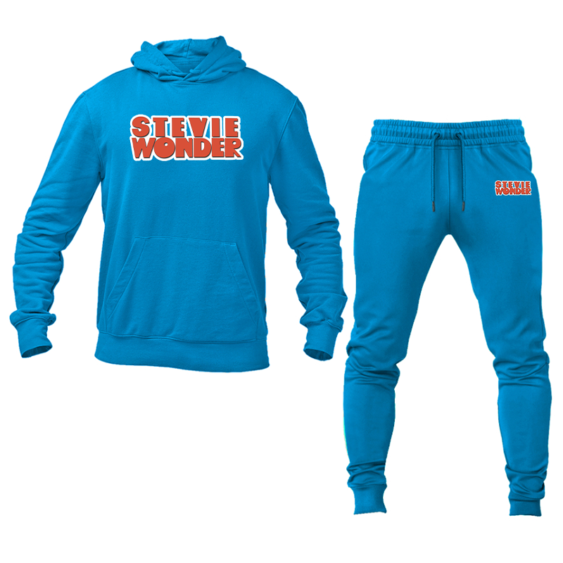 Men's Stevie-Wonder Hoodie Joggers Set