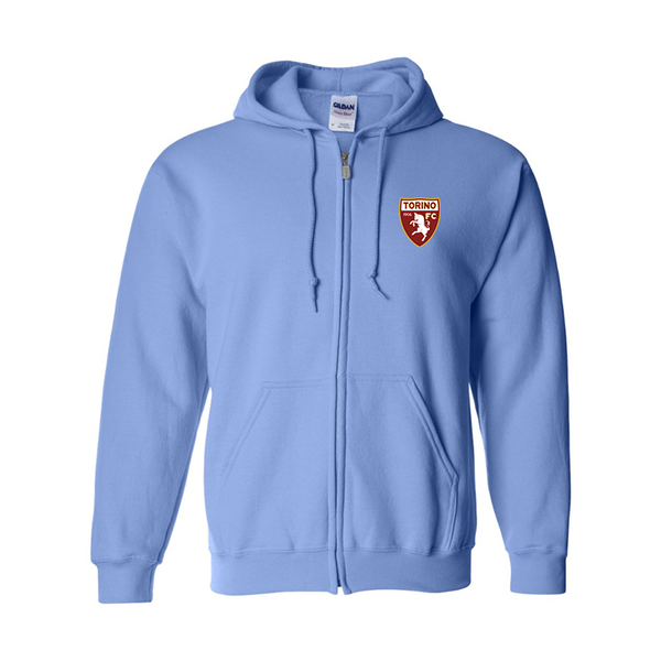 Men's Torino Soccer Gildan  Heavy Blend Full Zip Hooded Sweatshirt