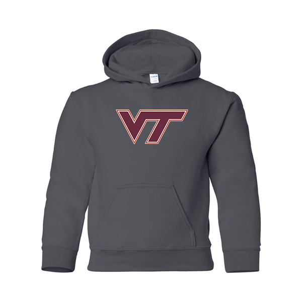 Youth  Virginia Tech Hokies  Gildan Heavy Blend  Hooded Sweatshirt
