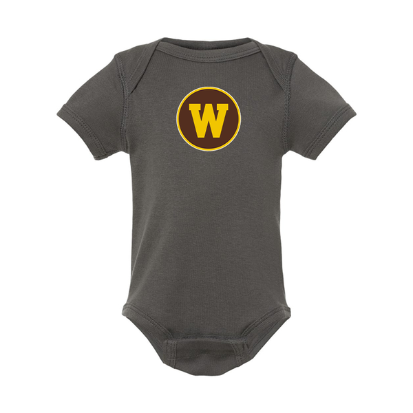 Western Michigan Broncos Rabbit Skins Infant Baby Rib Bodysuit