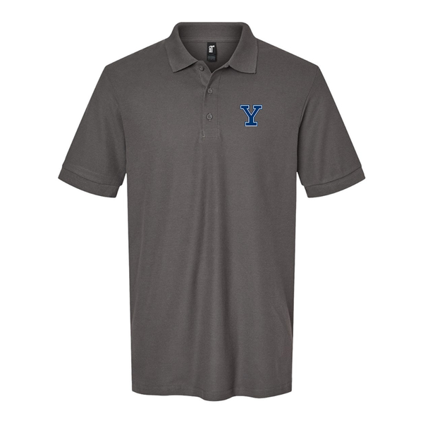Men's Yale Bulldogs Gildan Hammer Pique Polo